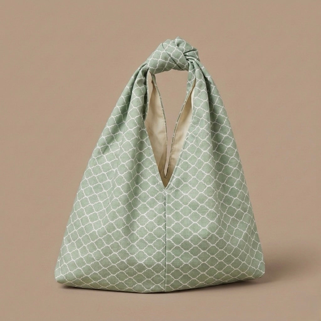 IKIGAI - Borsa a spalla in cotone americano